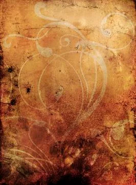 Old paper with pattern Stock Illustration