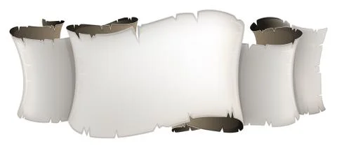 Old paper scrol Stock Illustration