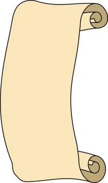 Old Paper scroll Stock Illustration