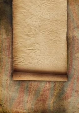 Old Paper Scroll Stock Photos