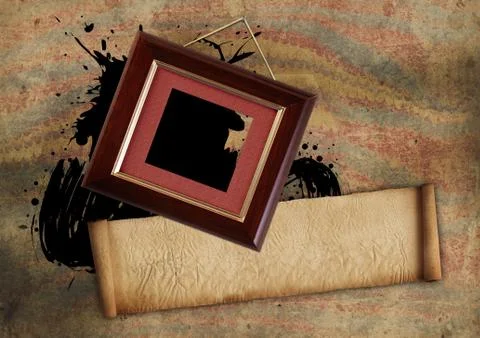 Old Paper Scroll Stock Photos