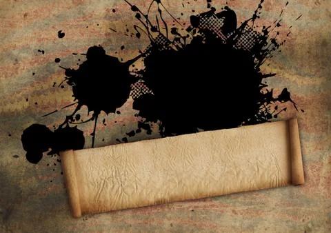 Old Paper Scroll Stock Photos