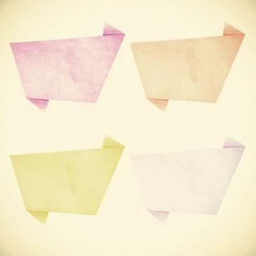 Old paper texture ,bubble talk tag on vintage tone  background イラスト素材
