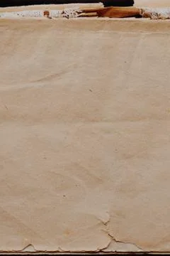 Old paper texture. Dirty and yellowed old paper texture for background Stock Photos