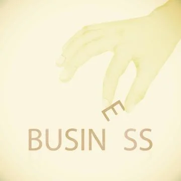 Old paper texture ,hand made business word 스톡 일러스트