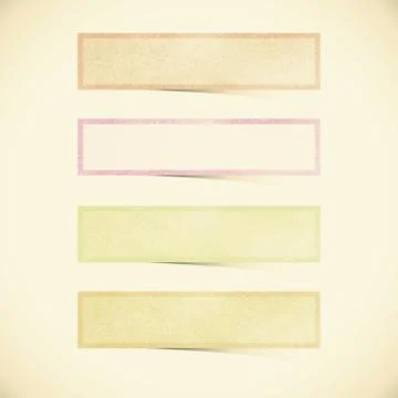 Old paper texture ,header tag recycled paper on vintage tone  background Stock Illustration