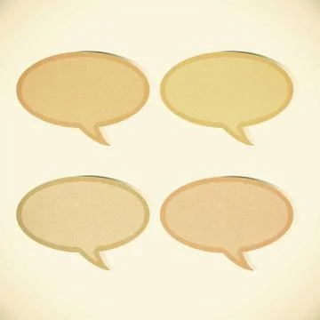 Old paper texture ,header tag recycled paper on vintage tone background Illustrazione stock