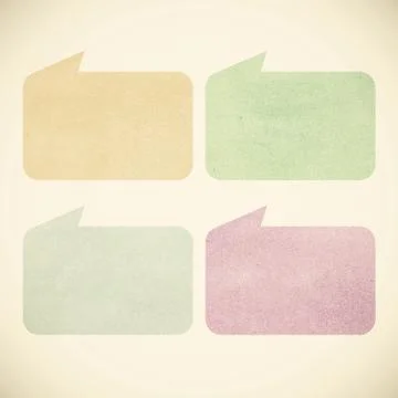 Old paper texture ,header tag recycled paper on vintage tone background Stock Illustration