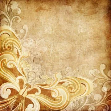 Old Paper Texture Stock Illustration