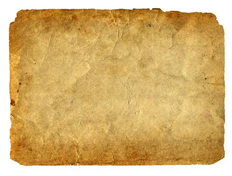 Old Paper Texture Isolated Stock Illustration