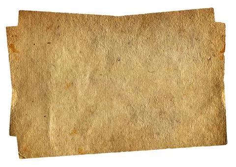 Old Paper Texture Isolated Illustrazione stock