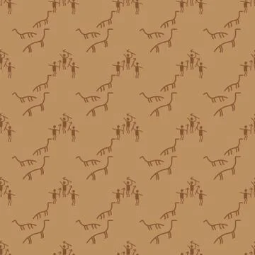 Old paper texture manuscript seamless pattern abstract beige aged vintage Illustrazione stock