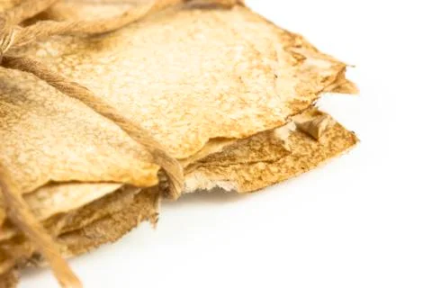 Old paper tied with string Stock Photos