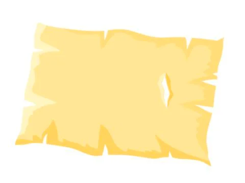 Old paper, torn parchment vector symbol icon design. Stock Illustration