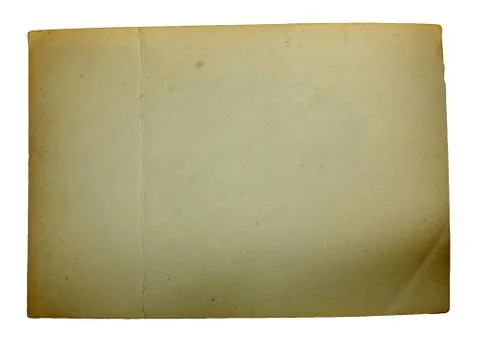 Old paper on white background Stock Photos