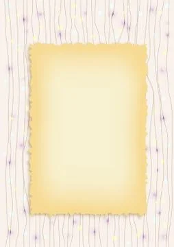 Old papers whit cute background Stock Illustration