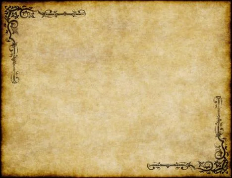 Old parchment paper Illustration