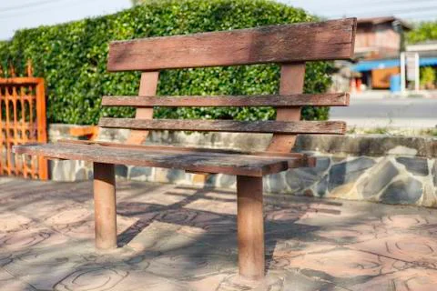 Old park bench Stock Photos