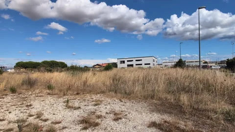Old parking lot. Stock Footage 314230709