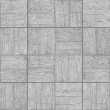 Old parquet floor background - vector monochrome grunge element for design Stock Illustration