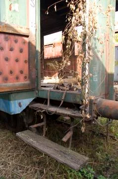 Old passenger coach Stock Photos