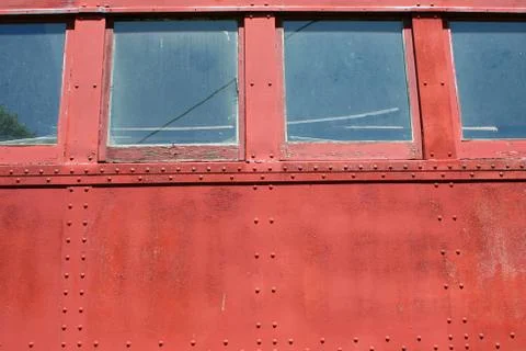 Old passenger train car Stock Photos