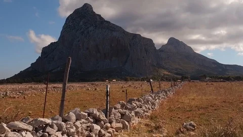 An old pasture Stockbeeldmateriaal 95838507