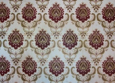 Old pattern wallpaper Stock Photos