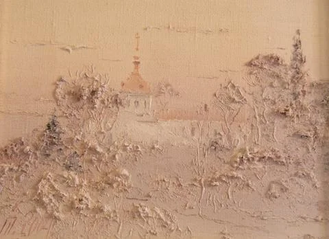 Old patterns on the wall. Old wallpaper. Home decoration. Stock Photos