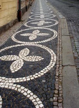 Old pavement Stock Photos