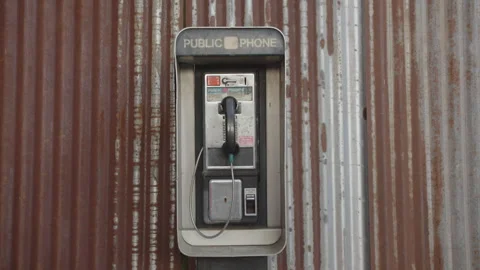 Old Payphone Stock Footage 270326838