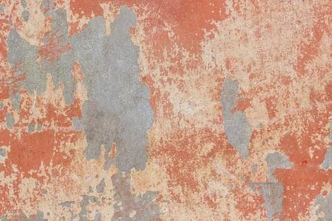 Old peeling plaster on the wall Stock Photos
