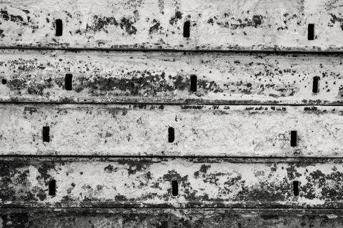 Old peeling surface. Stock Photos