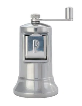 Old pepper grinder with a clipping path Stock Photos