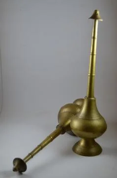 Old perfume bottle Copper Stock-Fotos