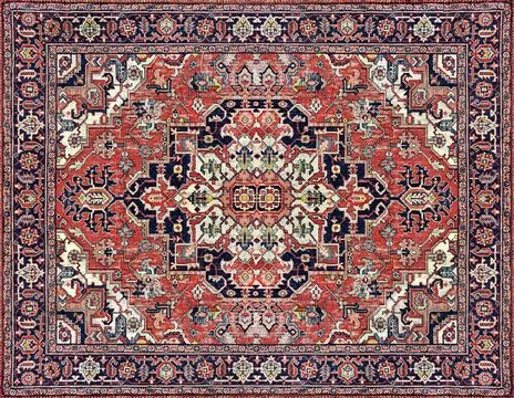 Old Persian Carpet Texture, abstract ornament milky blue Stock Photos