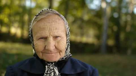 Old person portrait Stock Footage 31452386