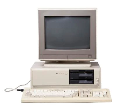 Old personal compute Stock Photos