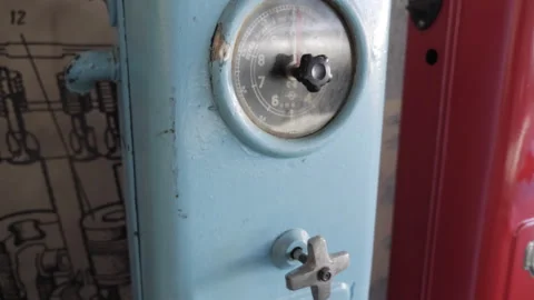 Old Petrol Station Stock Footage 295122238