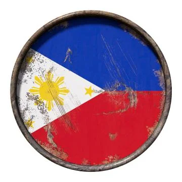 Old Philippines flag Stock Illustration