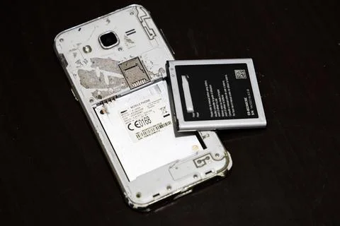 Old Phone Broken Stock Photos