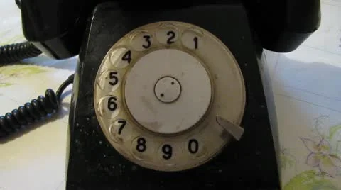 Old phone. Video stock 8980427
