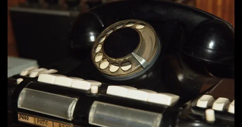 Old phone Video stock 127639223