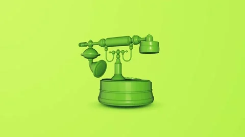Old Phone green Stock-Footage 154646603