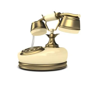 Old phone Stock Illustration