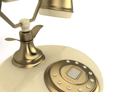 Old phone Stock Illustration