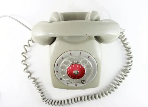 Old phone Foto stock