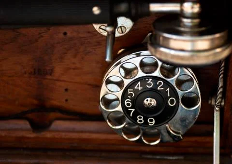 Old phone Stock Photos