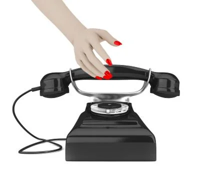 Old phone Stock Photos