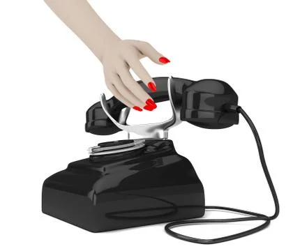 Old phone Stock Photos